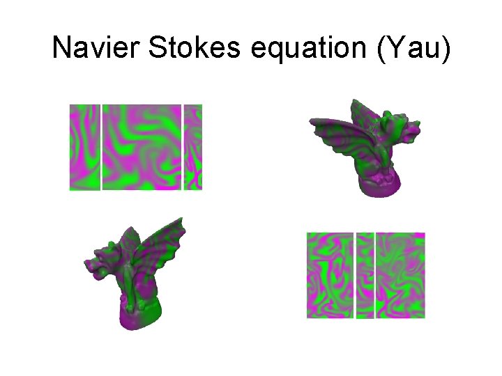 Navier Stokes equation (Yau) 
