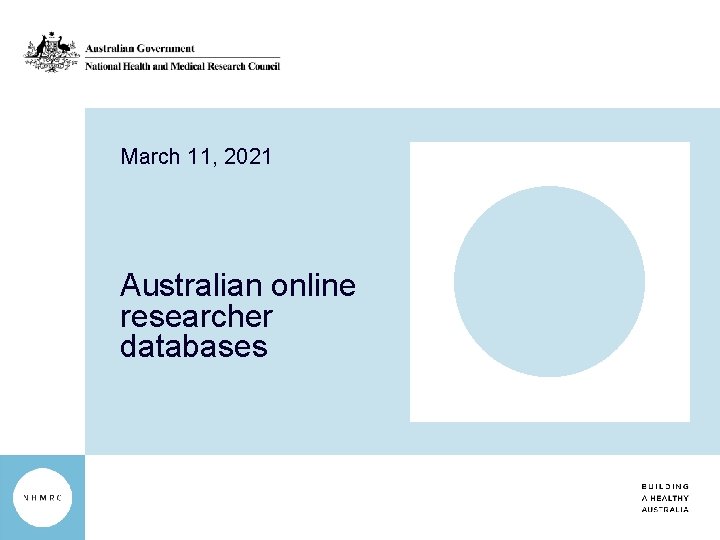 March 11, 2021 Australian online researcher databases 