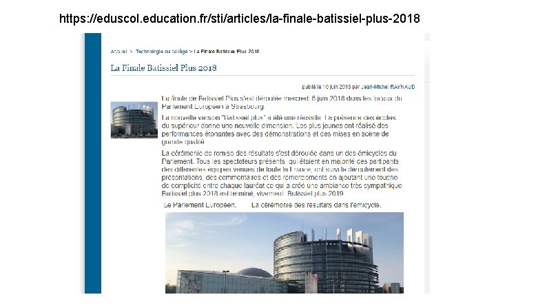 https: //eduscol. education. fr/sti/articles/la-finale-batissiel-plus-2018 