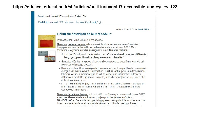 https: //eduscol. education. fr/sti/articles/outil-innovant-i 7 -accessible-aux-cycles-123 