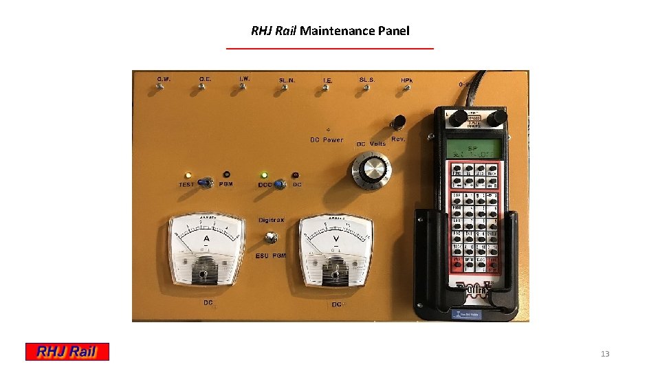 RHJ Rail Maintenance Panel 13 