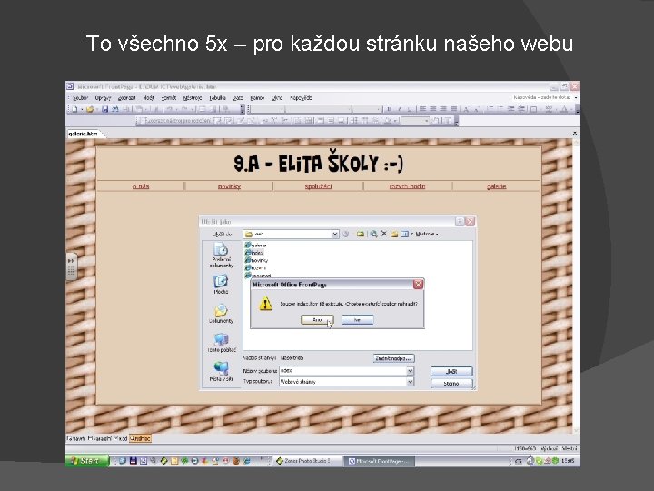 To všechno 5 x – pro každou stránku našeho webu 