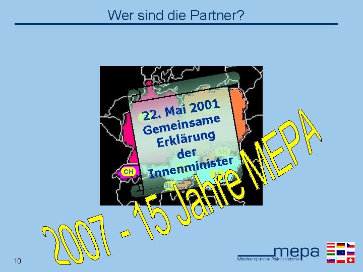 Wer sind die Partner? CH 0 0 PL 1 2 i a D 2.