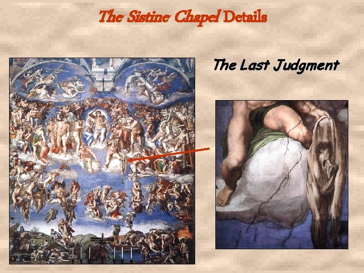 The Sistine Chapel Details The Last Judgment 