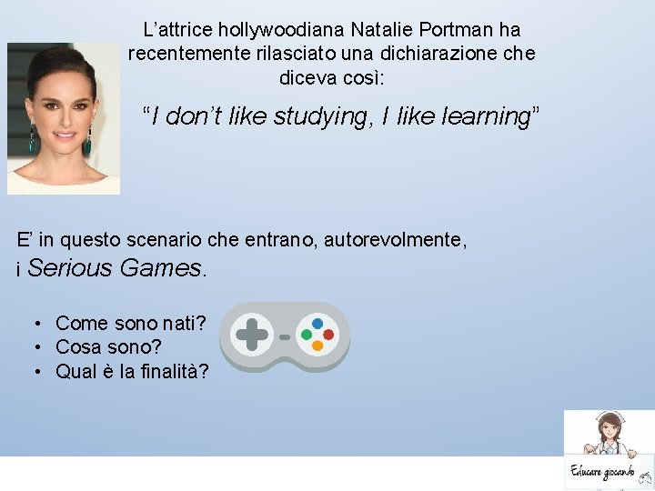 L’attrice hollywoodiana Natalie Portman ha recentemente rilasciato una dichiarazione che diceva così: “I don’t
