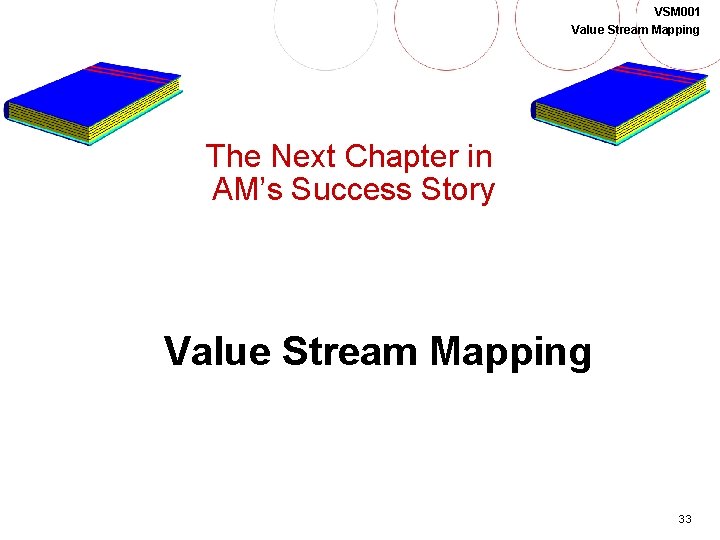 VSM 001 Value Stream Mapping The Next Chapter in AM’s Success Story Value Stream