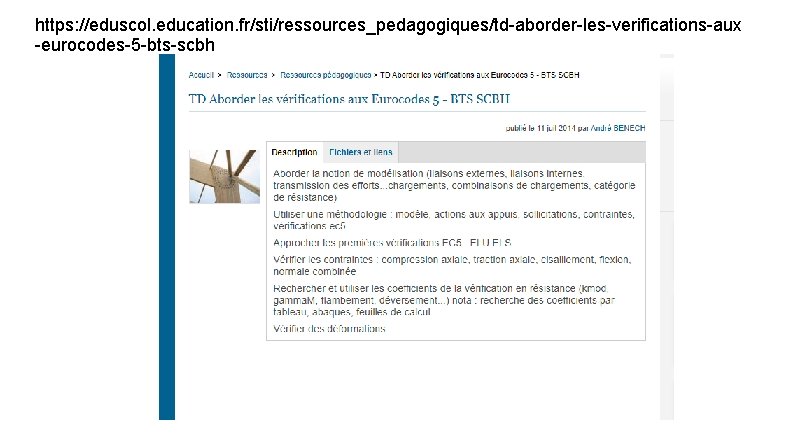 https: //eduscol. education. fr/sti/ressources_pedagogiques/td-aborder-les-verifications-aux -eurocodes-5 -bts-scbh 