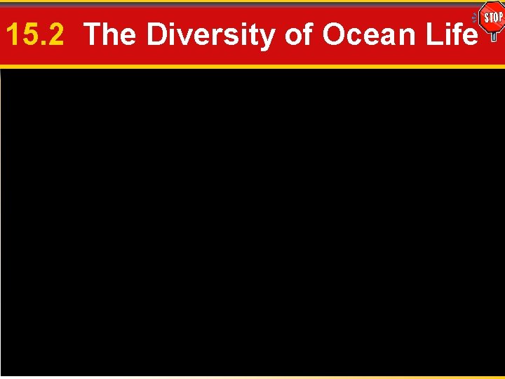 15. 2 The Diversity of Ocean Life 