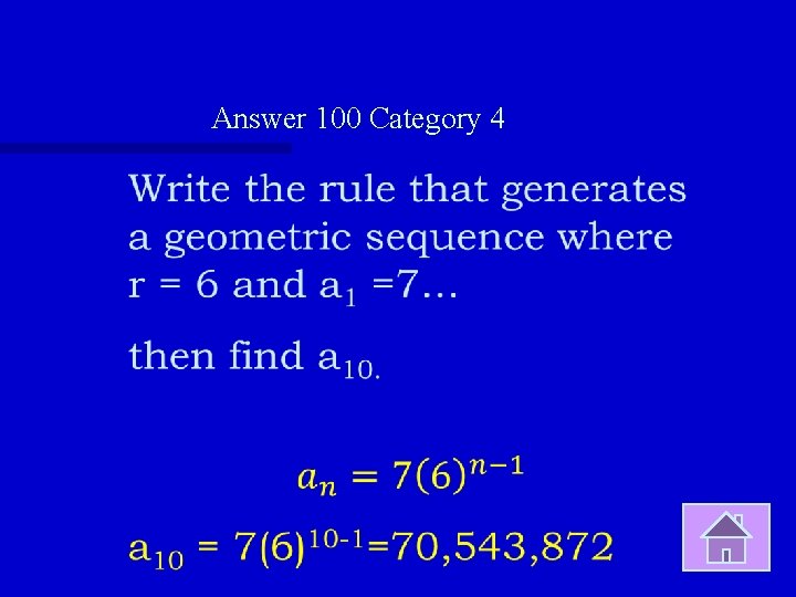 Answer 100 Category 4 