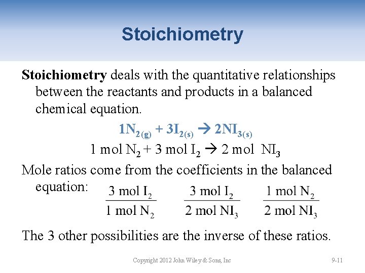 Stoichiometry deals with the quantitative relationships between the reactants and products in a balanced