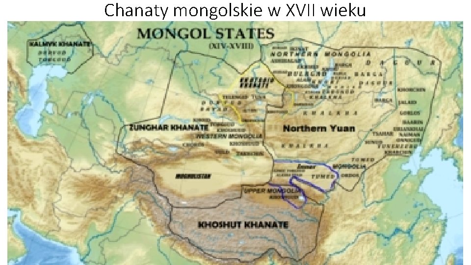 Chanaty mongolskie w XVII wieku 