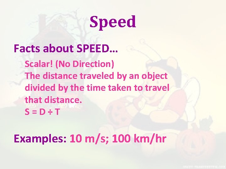 Motion in Motion Speed Velocity and Acceleration Standard