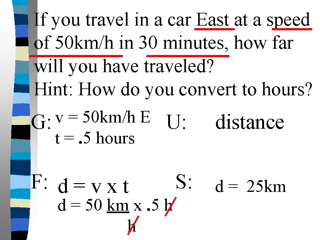 If you travel in a car East at a speed of 50 km/h in