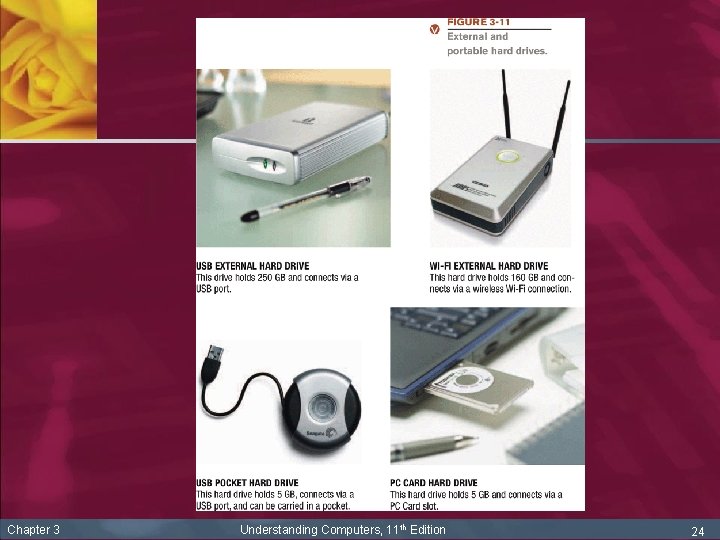 Chapter 3 Understanding Computers, 11 th Edition 24 