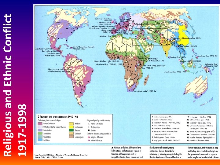 Religious and Ethnic Conflict 1917 -1998 Religious and Ethnic Conflict 1917 -1998