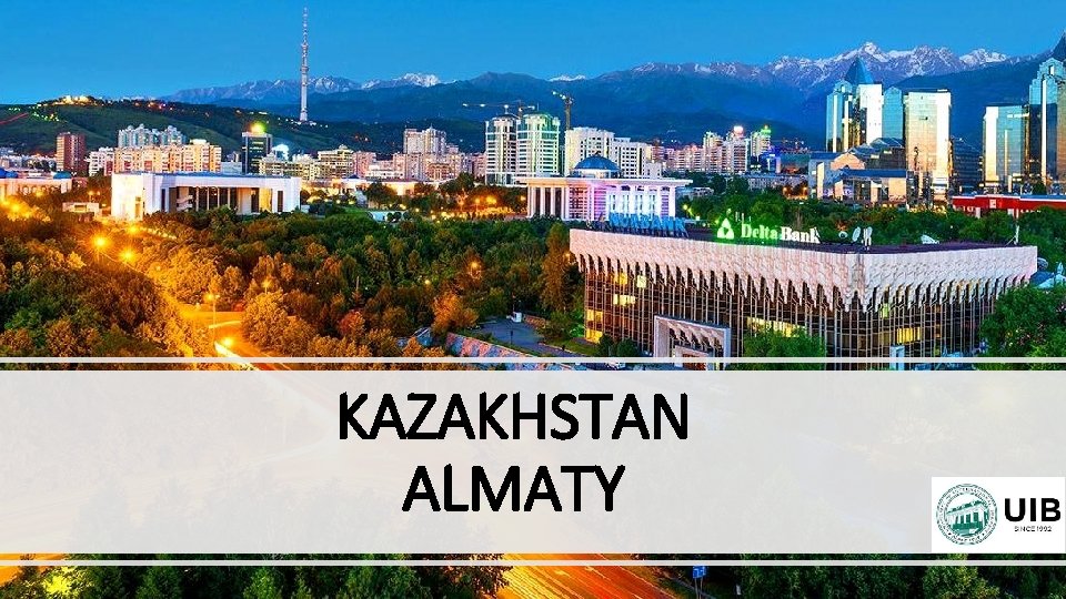 KAZAKHSTAN ALMATY 