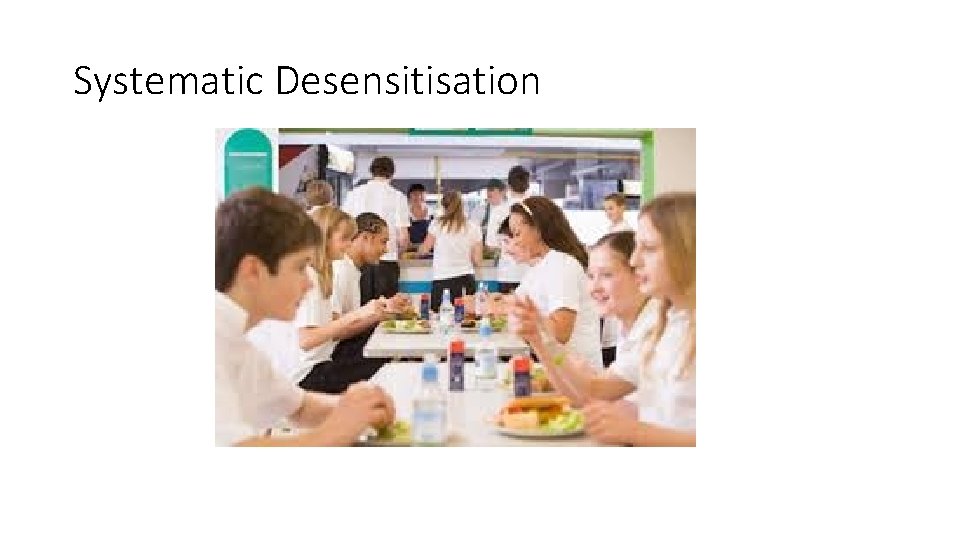Systematic Desensitisation Systematic Desensitisation