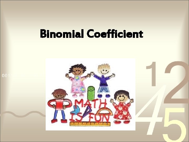 Binomial Coefficient 