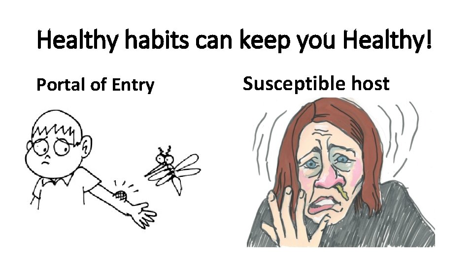 Healthy habits can keep you Healthy! Portal of Entry Susceptible host This Photo by