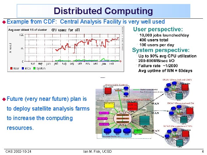 Distributed Computing u. Example u. Future from CDF: Central Analysis Facility is very well