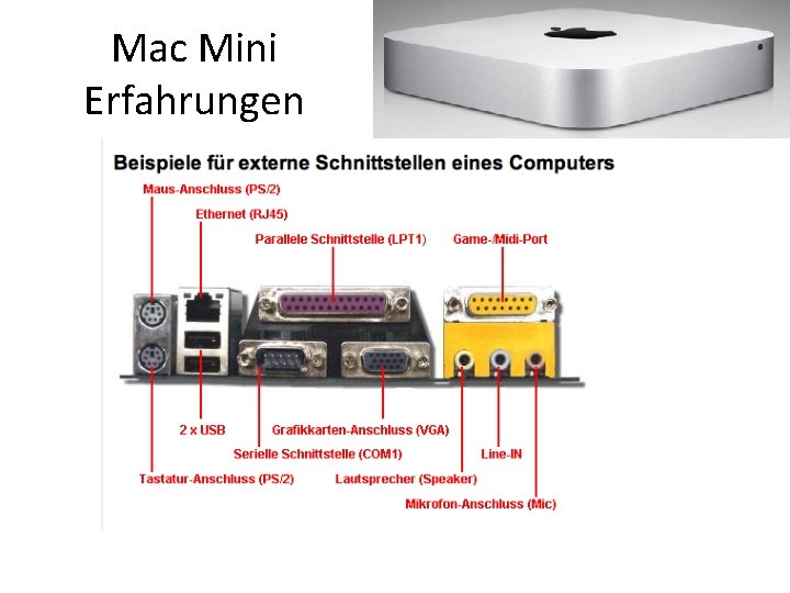 Mac Mini Erfahrungen 