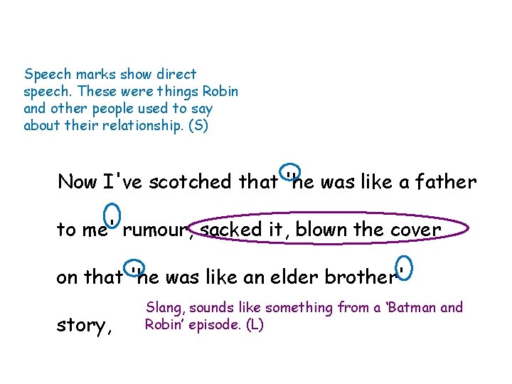 Kid Simon Armitage LO to annotate the poem