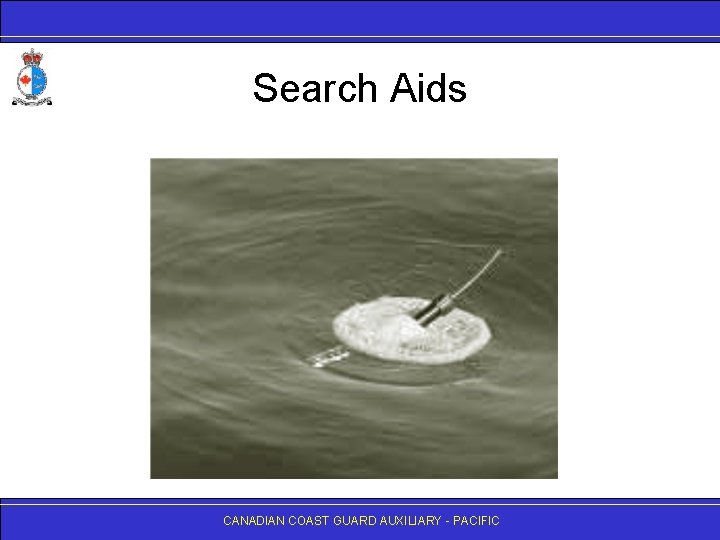 Search Aids CANADIAN COAST GUARD AUXILIARY - PACIFIC 