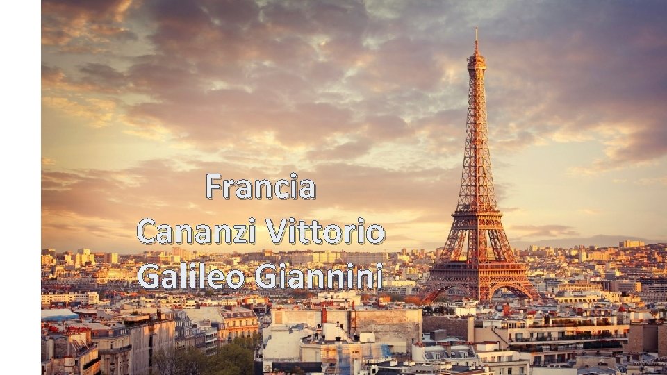 Francia Cananzi Vittorio Galileo Giannini 