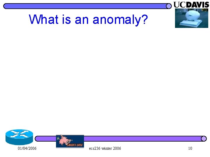 What is an anomaly? 01/04/2006 ecs 236 winter 2006 10 