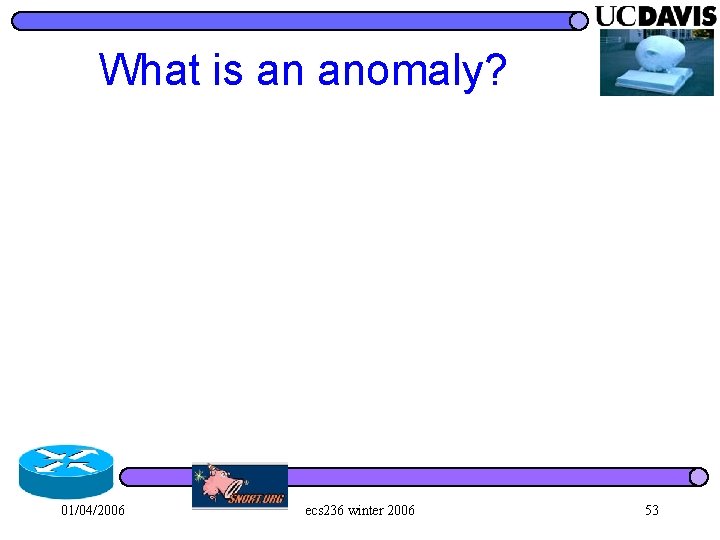 What is an anomaly? 01/04/2006 ecs 236 winter 2006 53 