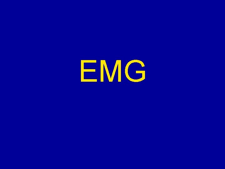 EMG 