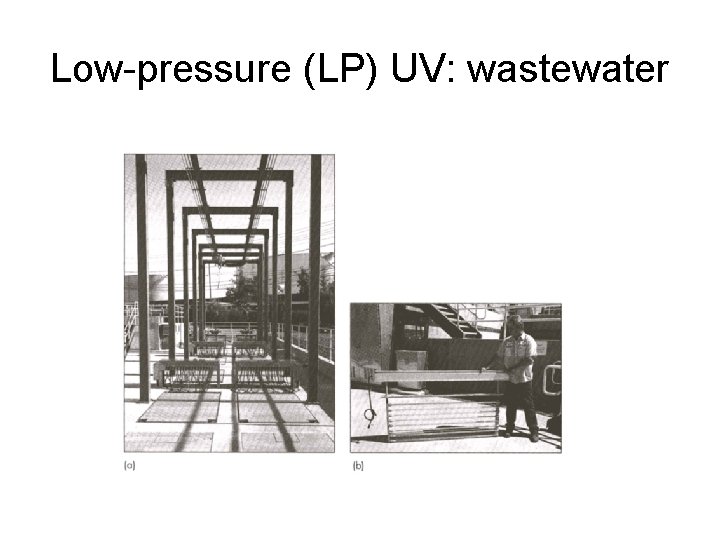 Low-pressure (LP) UV: wastewater 