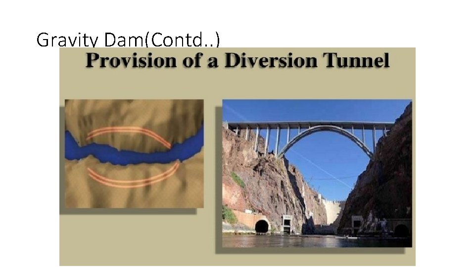 Gravity Dam(Contd. . ) 