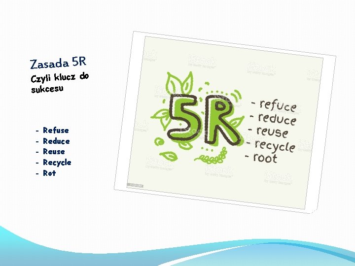 Zasada 5 R Czyli klucz do sukcesu - Refuse Reduce Reuse Recycle Rot 