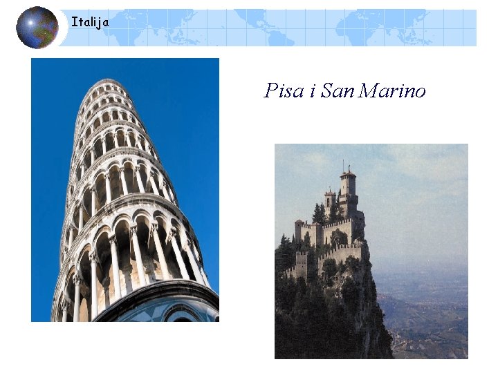 Italija Pisa i San Marino 