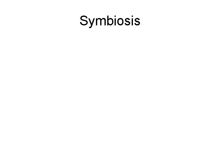Symbiosis 