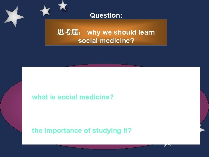 Question: 思考题: why we should learn social medicine? What is the nature of this Question: 思考题: why we should learn social medicine? What is the nature of this