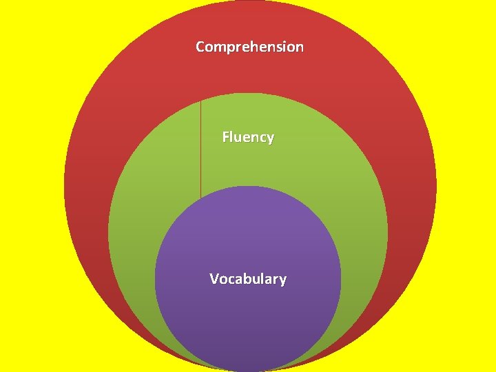 Comprehension Fluency Vocabulary 