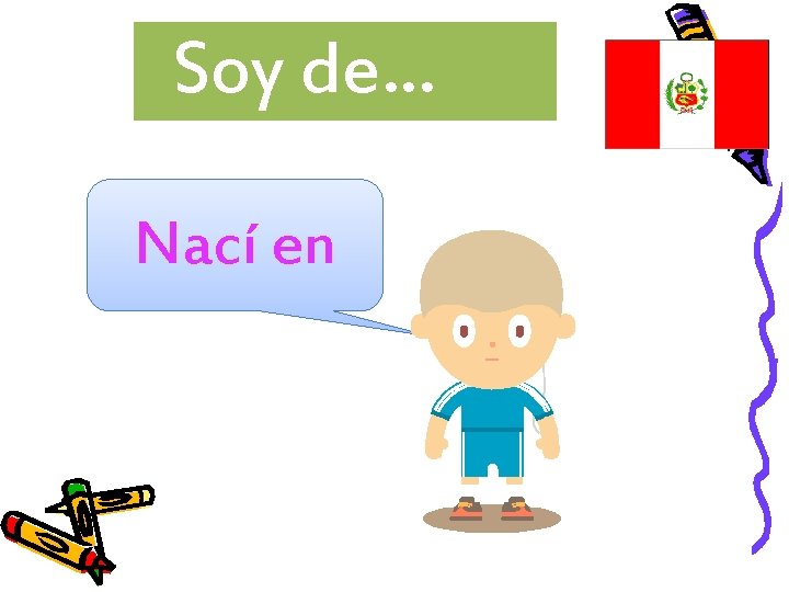 Soy de… Nací en 