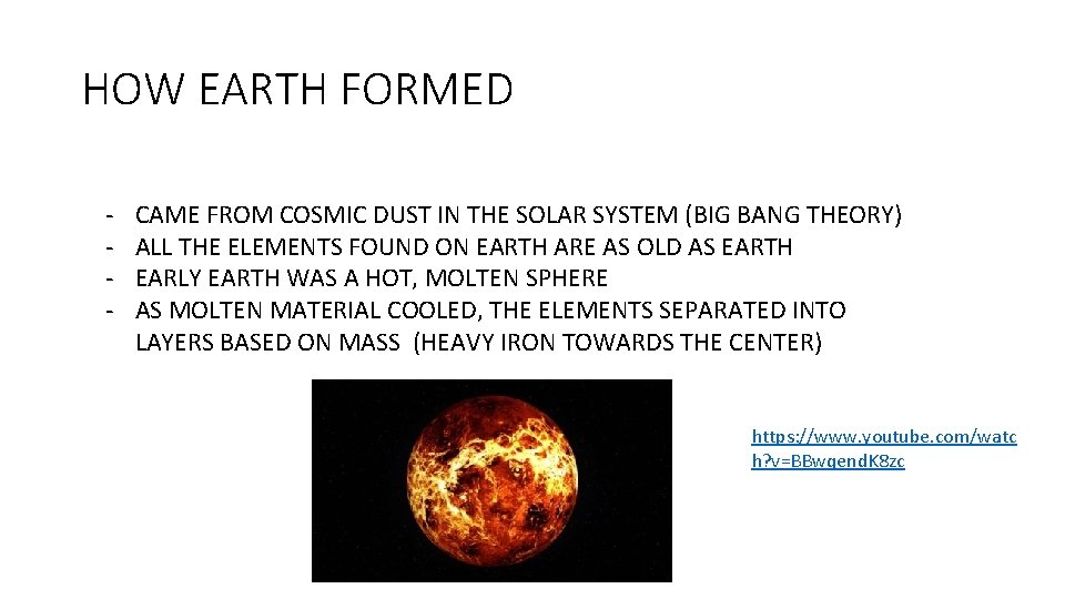 HOW EARTH FORMED - CAME FROM COSMIC DUST IN THE SOLAR SYSTEM (BIG BANG HOW EARTH FORMED - CAME FROM COSMIC DUST IN THE SOLAR SYSTEM (BIG BANG
