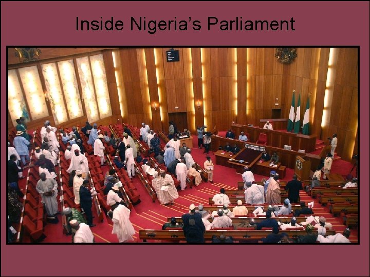 Inside Nigeria’s Parliament 