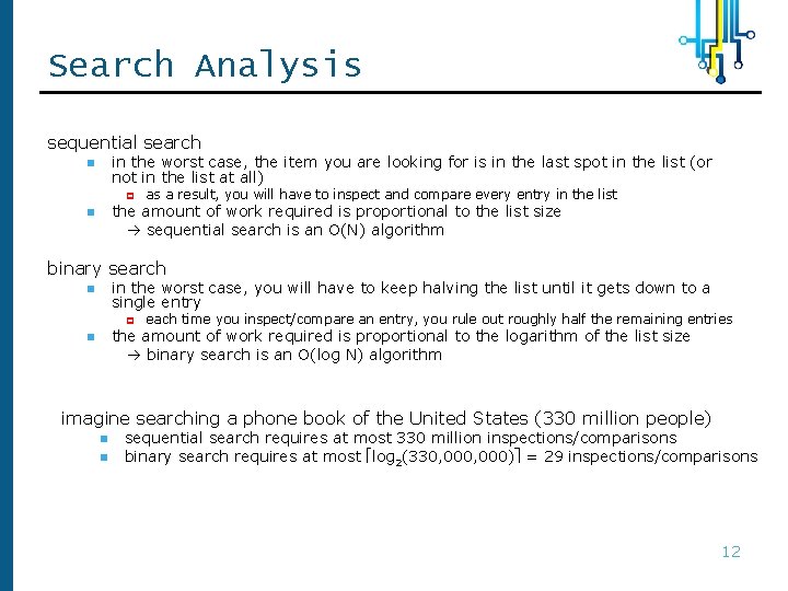 Search Analysis sequential search in the worst case, the item you are looking for Search Analysis sequential search in the worst case, the item you are looking for