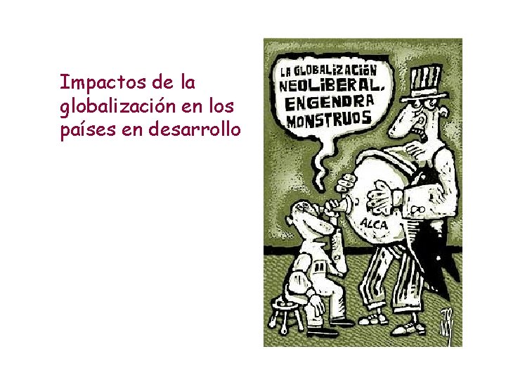 Impactos de la globalización en los países en desarrollo 