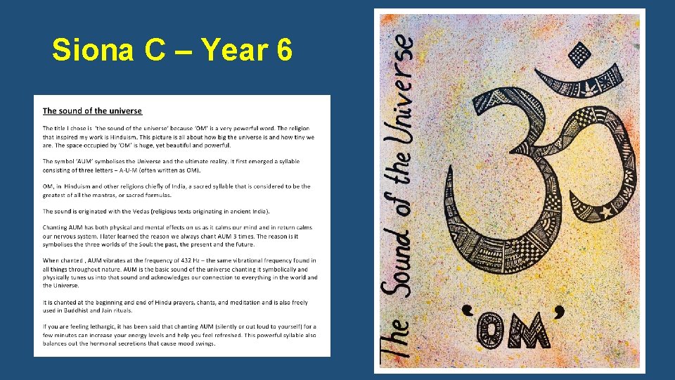 Siona C – Year 6 