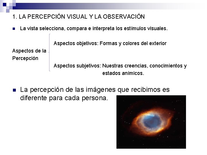 BLOQUE I COMUNICACIN VISUAL UD 1 PERCEPCIN Y