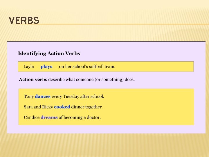 VERBS 