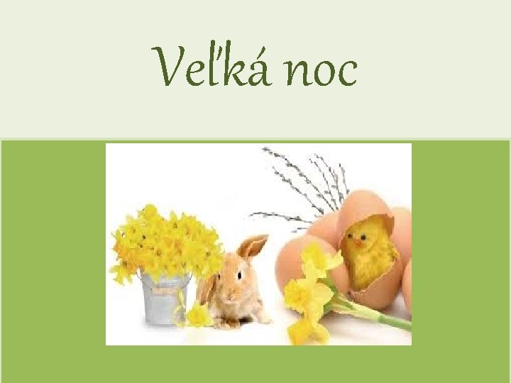 Veľká noc 