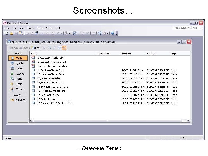 Policy Database Table Foundations of Public Health Policy Capturing Processing Metrics
