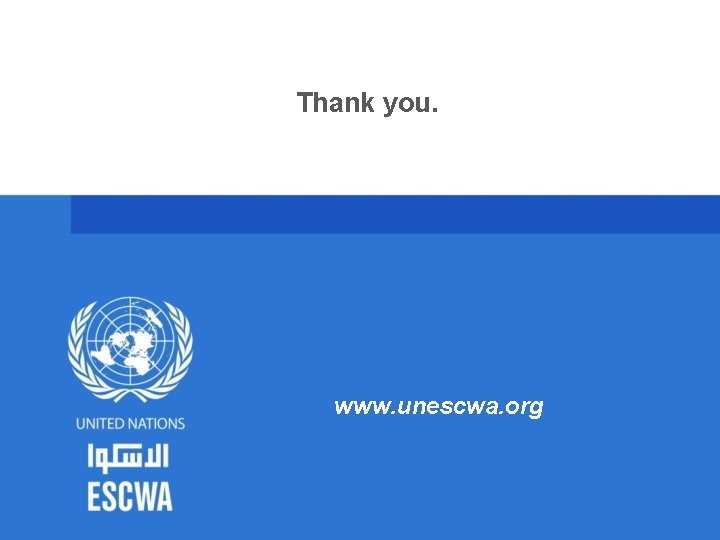 Thank you. www. unescwa. org 