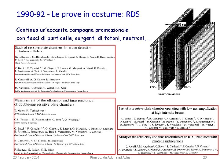 1990 -92 - Le prove in costume: RD 5 Continua un’accanita campagna promozionale con